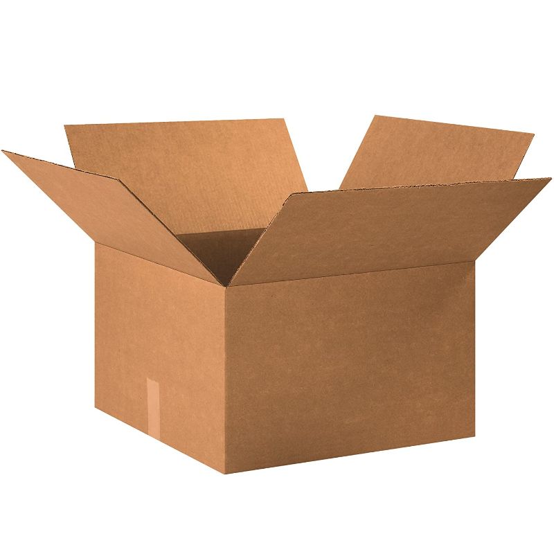 Photo 1 of Heavy-Duty Boxes, 20" x 20" x 12", Kraft (Pack of 10)