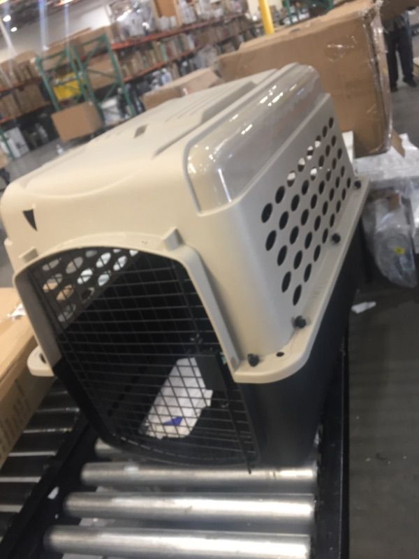 Photo 2 of Petmate Vari Kennel Taupe/Black Color 30-50 Lbs