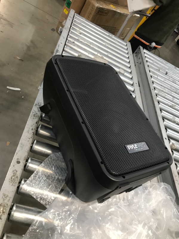 Photo 9 of Pyle PA Speaker DJ Mixer Bundle - 300 W Portable Wireless Bluetooth Sound System
**USED, COULD NOT GET MIC TO FUNCTION**