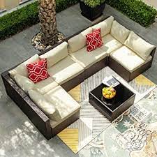 Photo 1 of ***ONLY ONE BOX OF SET*** YITAHOME FTPLPB-0071/0072/0073 Patio Furniture Set, Brown ***ONLY ONE BOX OF SET*** 
