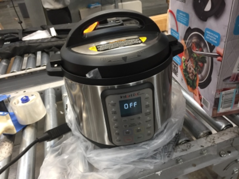 Photo 3 of TESTED WORKS/ dents** 
Instant Pot Duo Plus 8 qt 9-in-1 Slow Cooker/Pressure Cooker