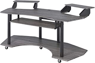 Photo 1 of Acme Furniture Eleazar Music Recording Studio Desk, Black Oak
