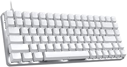 Photo 1 of DREVO Excalibur 84 Cherry MX Mechanical Gaming Keyboard Full Metal White LED Backlit (Cherry MX Brown Switch, White)
