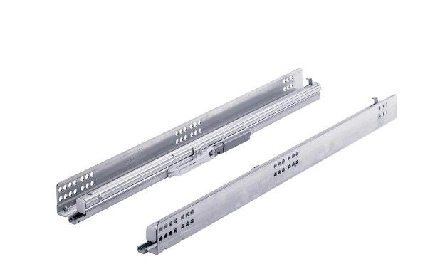 Photo 1 of 21 in. Full Extension Undermount Soft Close Drawer Slide Set 1-Pair (2 Pieces)
