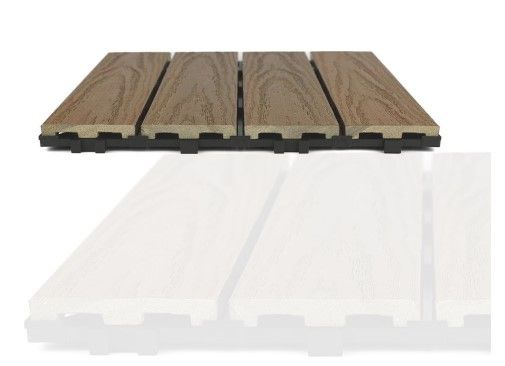 Photo 1 of 10 boxes of NewTechWood
UltraShield Naturale 1 ft. x 1 ft. Quick Deck Outdoor Composite Deck Tile in Peruvian Teak (10 sq. ft. Per Box), sold as is, Non-refundable



