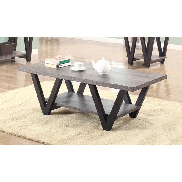 Photo 1 of **INCOMPLETE**
Coaster Home Furnishings 705398 Coffee Table, Black/Grey
