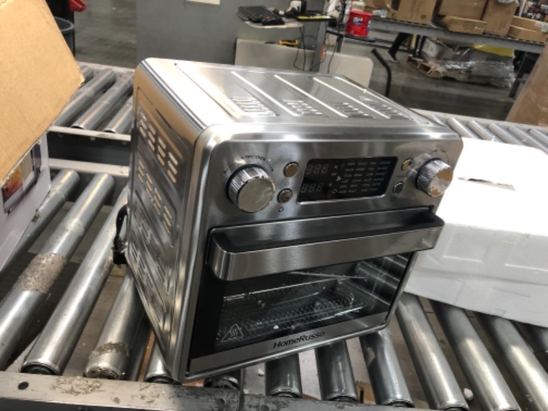 Photo 2 of **PARTS ONLY**
Homerusso 24-In-1 Air Fryer Oven, 15L Convection Toaster Oven With Rotisserie Dehydrator 1600W 
