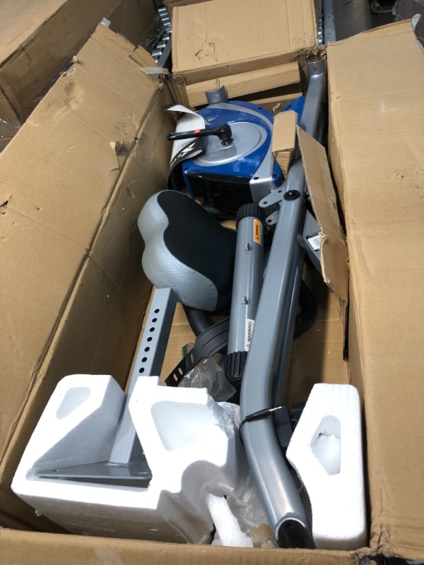 Photo 2 of **DAMAGED**
XTERRA Fitness FB150 Folding Exercise Bike, Silver, 31.5L x 18W x 45.3H in.
