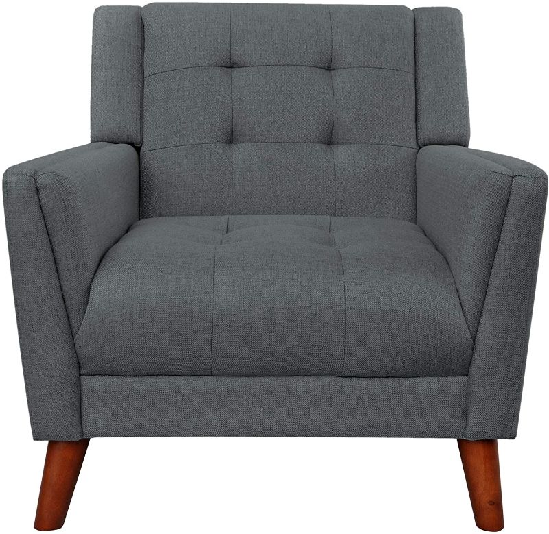 Photo 1 of **DIFFERENT FROM STOCK PHOTO**
Noble House Home furniture, Charcoal Club Chair
