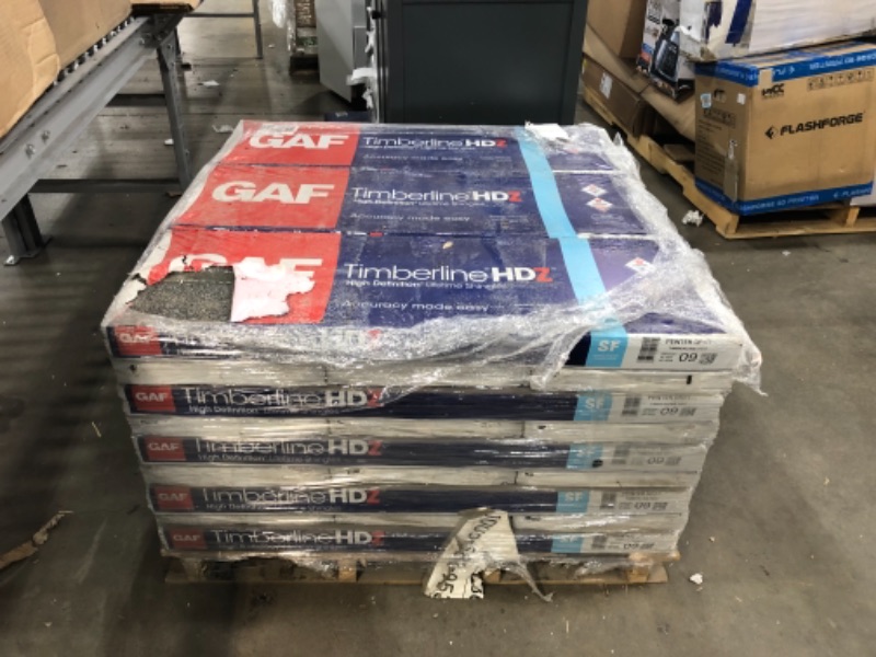 Photo 4 of **PALLET OF 27 PACKAGES**
Timberline HDZ Barkwood Laminated High Definition Shingles (33.33 sq. ft. per Bundle) 