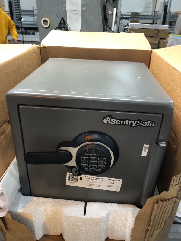 Photo 3 of **INCOMPLETE AND DAMAGED**
SentrySafe Fire-Safe Electronic Lock Business Safes
