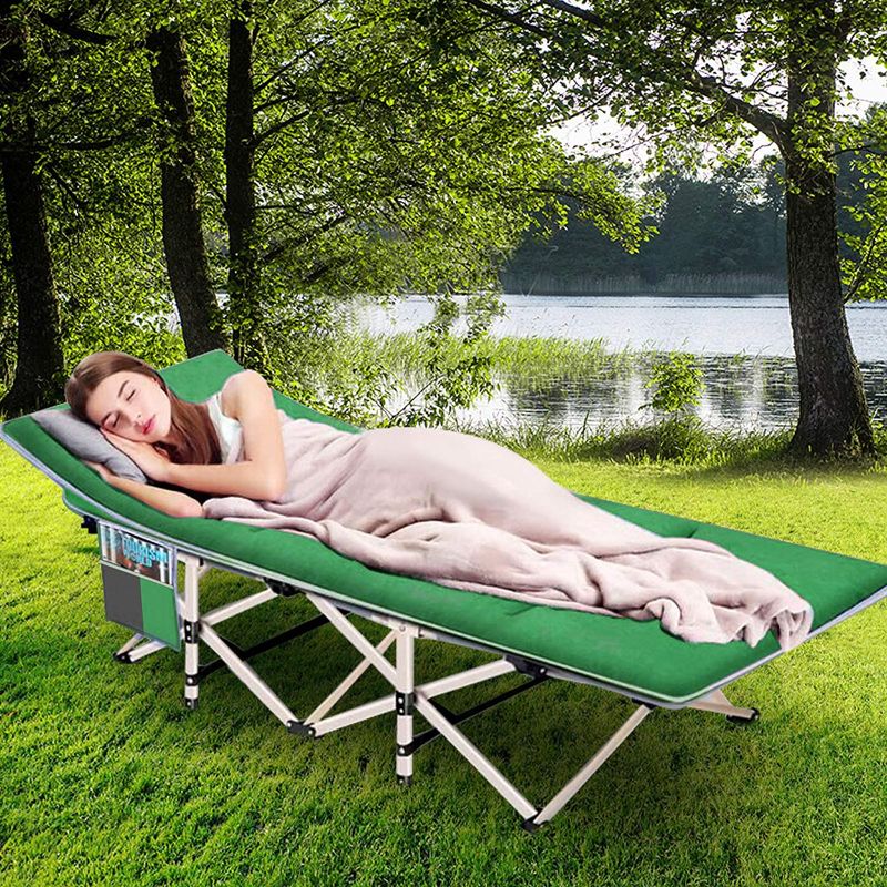 Photo 1 of **SLIGHTLY DIFFERENT FROM STOCK PHOTO**
Folding Camping Cots for Adults, Folding Portable Cots, Heavy Duty Sleeping Cots, Quick Folding, w/Carrying Bag, for Home Office Camp Vacation
