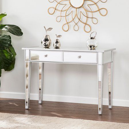 Photo 1 of ***DAMAGED***
Mirage Mirrored 2-Drawer Console Table
