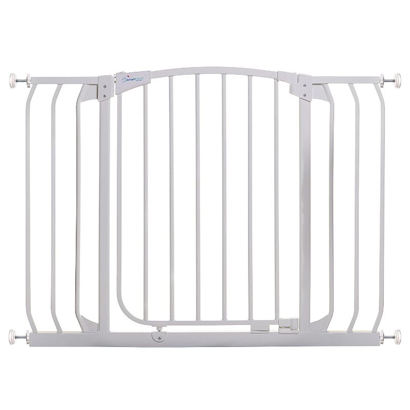 Photo 1 of Dreambaby Chelsea Auto-Close Extra-Wide Baby Safety Gate-White (Fits openings with 38-42.5 inches wide)-Model F170W
