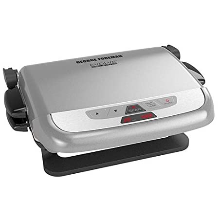 Photo 1 of (BROKEN off PLATE; SCRATCHES) 
George Foreman Evolve Grill System. 3-in-1.
