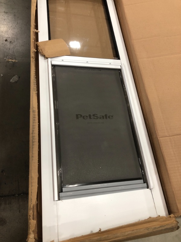 Photo 2 of (PART ONLY SALE: missing hardware/components) 
PetSafe Sliding Glass Pet Doors - Fits 81 in Patio Sliding Doors
