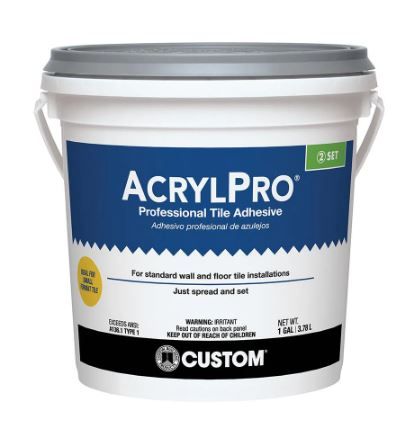 Photo 1 of *USED*
Custom Building Products AcrylPro 1 Gal. Ceramic Tile Adhesive