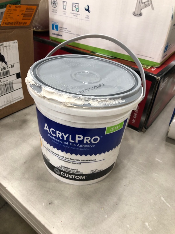 Photo 2 of *USED*
Custom Building Products AcrylPro 1 Gal. Ceramic Tile Adhesive