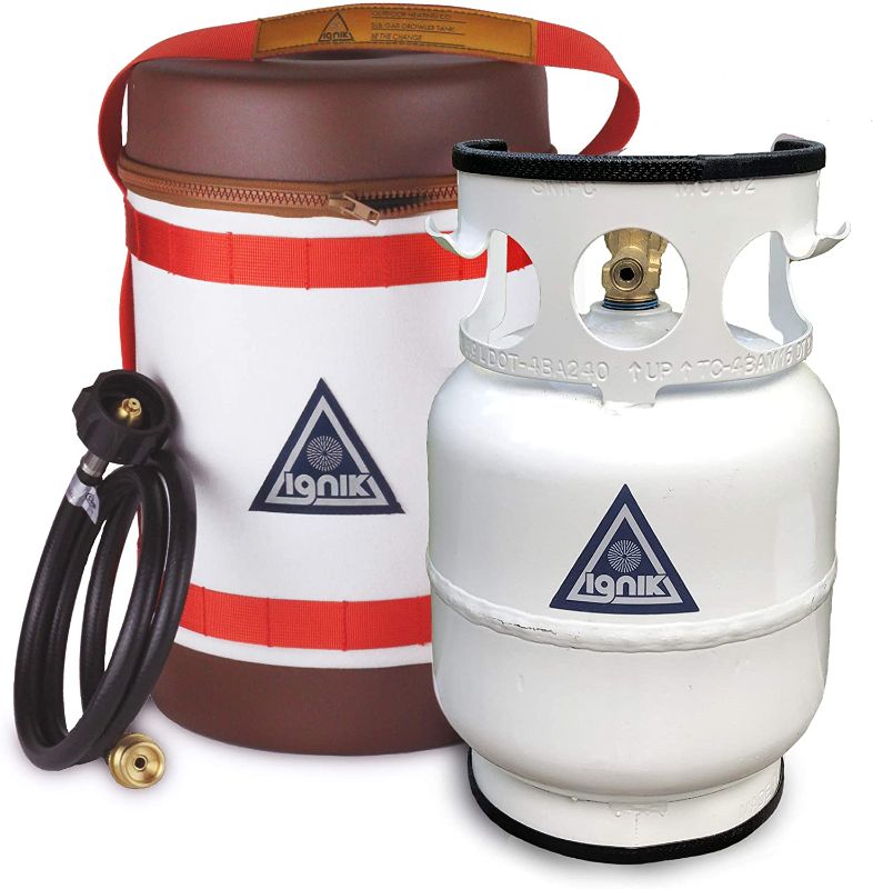 Photo 1 of *MISSING hose*
Ignik Refillable Propane Gas Growler Deluxe Kit with Adapter Hose and Carry Case (5-Pound)
