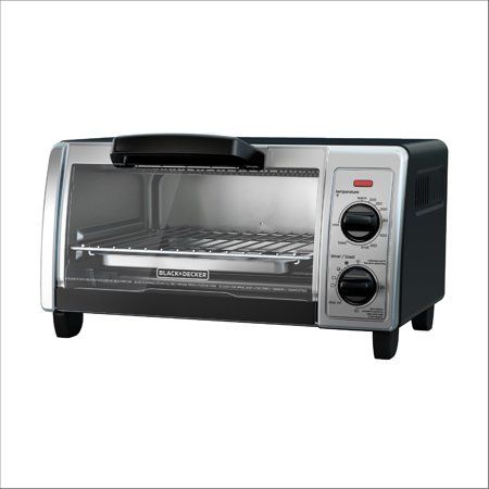 Photo 1 of BLACK+DECKER 4-Slice Toaster Oven, Stainless Steel, TO1705SB
