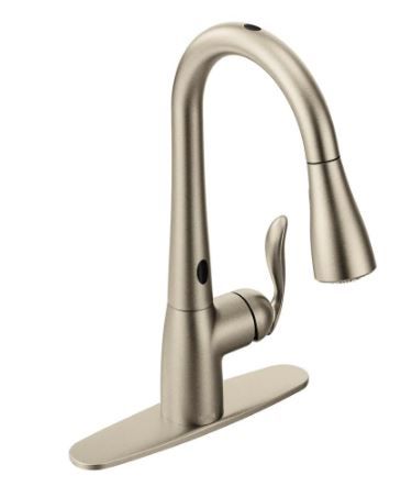 Photo 1 of *UNKNOWN what/ if anything is MISSING* 
Moen Arbor Single-Handle Pull-Down Sprayer Touchless Kitchen Faucet with Motion Sense in Spot Resist Stainless
