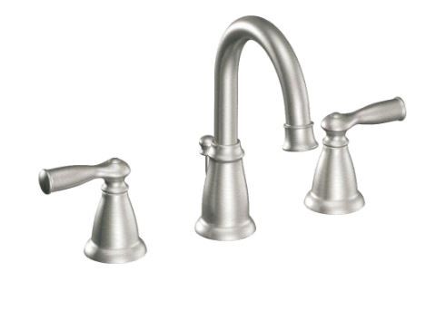 Photo 1 of *factory packaged/ strapped*
MOEN Banbury 8 in. Widespread 2-Handle High-Arc Bathroom Faucet in Spot Resist Brushed Nickel