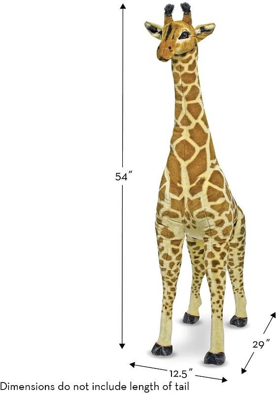 Photo 1 of Melissa & Doug Giant Giraffe - Lifelike Stuffed Animal (over 4 feet tall)
