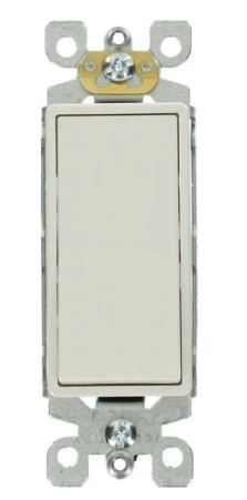 Photo 1 of *MISSING 2 switches* 
Leviton Decora 15 Amp 3-Way Specialty Light Switch, White (10-Pack)
