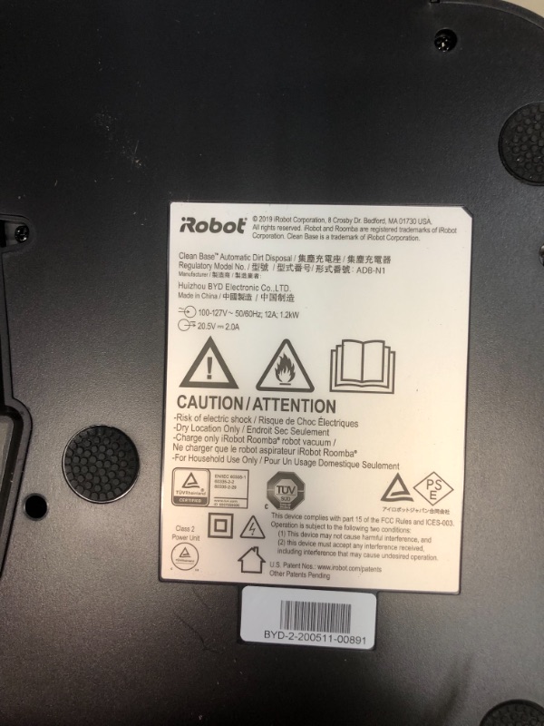 Photo 7 of iRobot Roomba s9+ (9550) Robot Vacuum with Automatic Dirt Disposal- Empties itself, Wi-Fi Connected, Smart Mapping, Powerful Suction, Corners & Edges, Ideal for Pet Hair, Black
