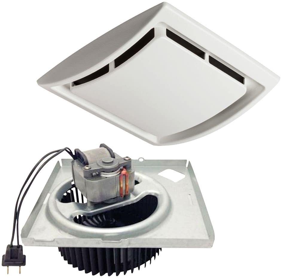 Photo 1 of *MISSING cover/ grille piece*
Broan-NuTone QuicKit 60 CFM 2.5 Sones 10 Minute Bathroom Exhaust Fan Upgrade Kit