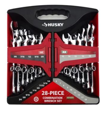 Photo 1 of *MISSING a few pieces* 
Husky Combination Wrench Set (28-Piece)