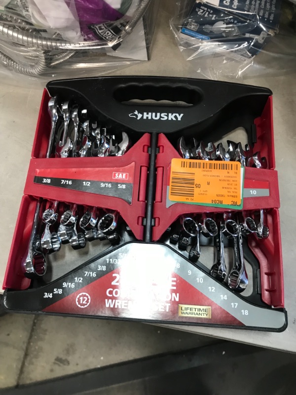 Photo 2 of *MISSING a few pieces* 
Husky Combination Wrench Set (28-Piece)