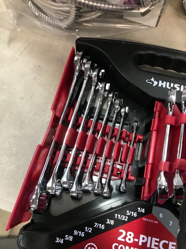 Photo 3 of *MISSING a few pieces* 
Husky Combination Wrench Set (28-Piece)