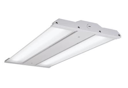 Photo 1 of *SEE last picture for damage*
Metalux 2 ft./26 in. 600-Watt Equivalent, Integrated LED, Dimmable White High Bay Light 23000 Lumens 5000K w/Aimable Optics