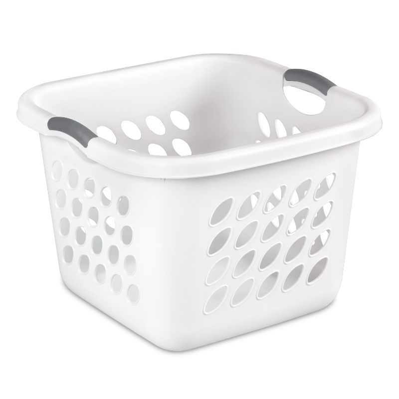 Photo 1 of 3 Sterilite 1.5 Bushel Ultra™ Square Laundry Basket White