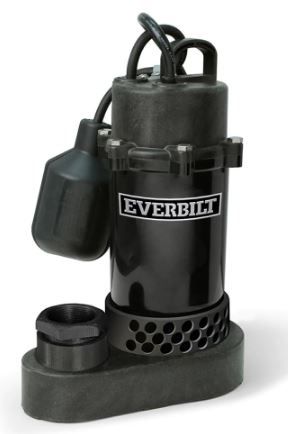 Photo 1 of Everbilt 1/3 HP Aluminum Sump Pump Tether Switch