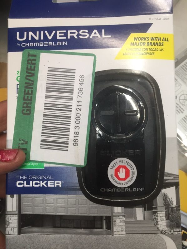 Photo 2 of Universal Clicker Black Garage Door Remote Control