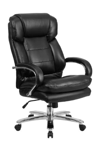 Photo 1 of GENERAL POST (STOCK PHOTO FOR REFERENCE ONLY NOY EXACT ITEM)
desk chair black faux leather 