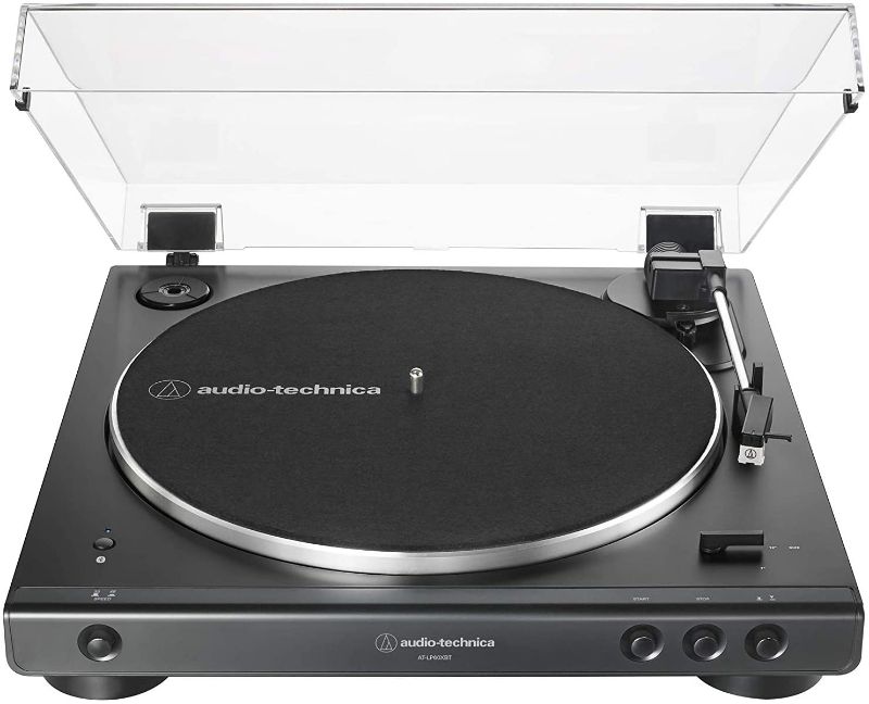 Photo 1 of Audio-Technica AT-LP60XBT-BK Fully Automatic Wireless Belt-Drive Turntable (Black) (ATLP60XBTBK)
