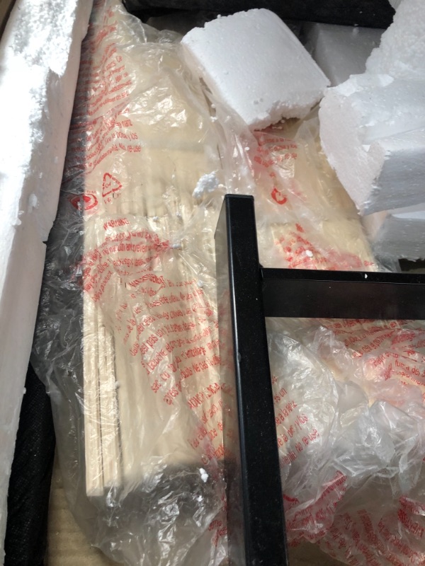 Photo 1 of DHP Rose Velvet Tufted Upholstered Platform Bed with Storage - Ivory Velvet - Queen
**BOX 1 ONLY**INCOMPLETE**