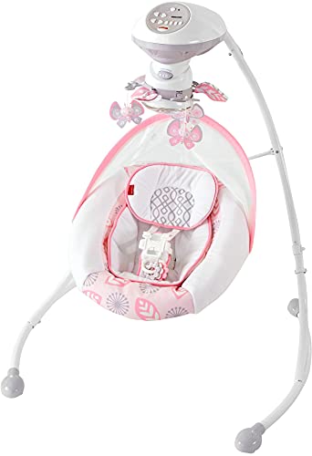 Photo 1 of Fisher-Price Deluxe Cradle 'n Swing- Surreal Serenity - Soothing Baby Swing with Two Swinging Motions, Super Soft Fabrics & a Built-in Mobile [Amazon
