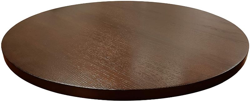 Photo 1 of **ONLY TABLE TOP** 21" Ferrara lazy susan, 21 Inch Round, espresso