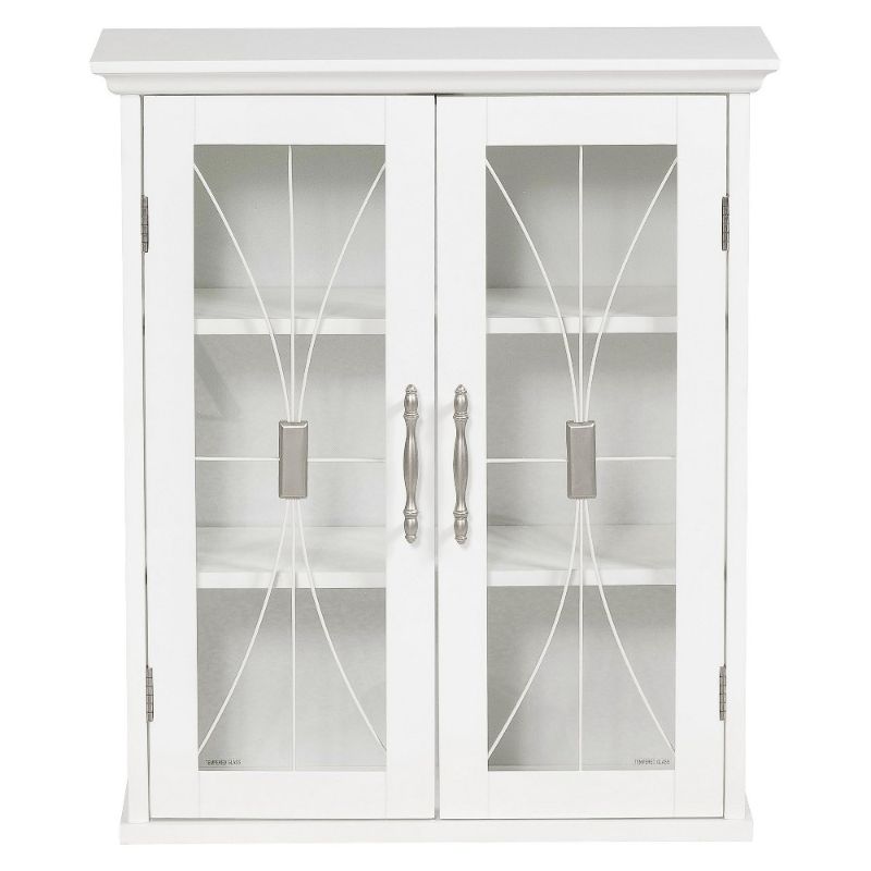 Photo 1 of **parts only ** Symphony Wall Cabinet White - Elegant Home Fashions
