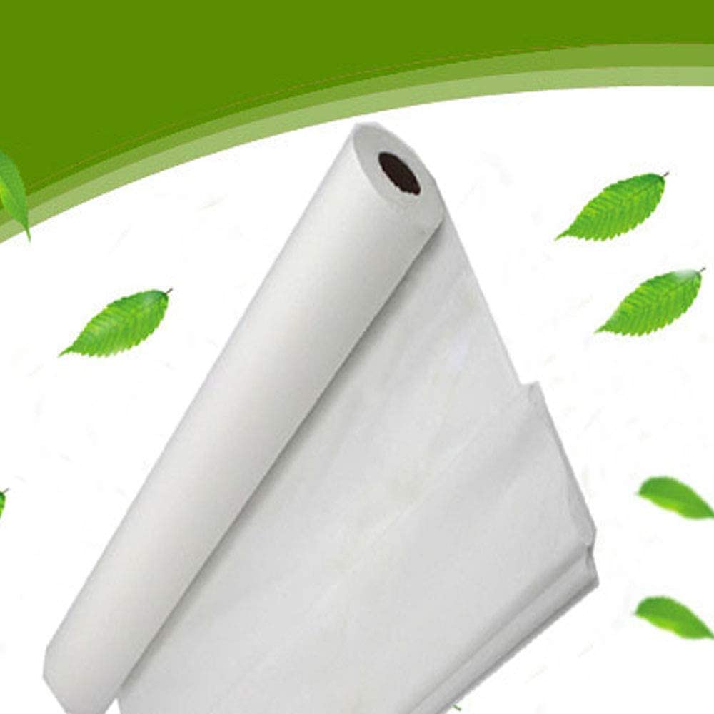 Photo 1 of 2 Roll White Disposable Non-Woven Exam Bed Cover, 50 Sheets 