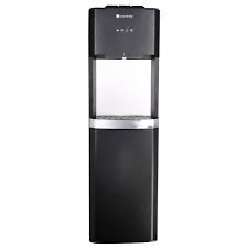 Photo 1 of Matte Black and Stainless Steel Bottom Load Water Dispenser
