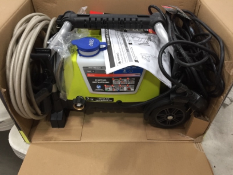 Photo 2 of 1900 PSI 1.2 GPM Cold Water Wheeled Electric Pressure Washer
