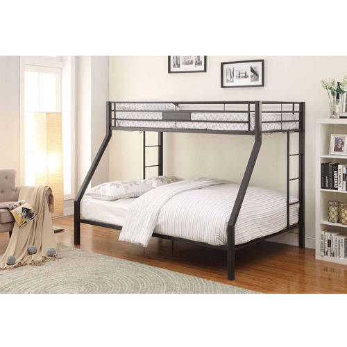 Photo 1 of ACME Furniture Limbra Twin Over Queen Metal Bunk Bed, Black Sand
