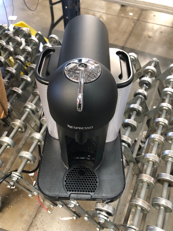 Photo 1 of Breville BNV220BKM1BUC1 Vertuo Coffee and Espresso Machine, 10.75 x 14 x 14.5 in, Matte Black & Nespresso Capsules VertuoLine, Medium and Dark Roast... (DAMAGED SEE PICTURE)PART ONLY