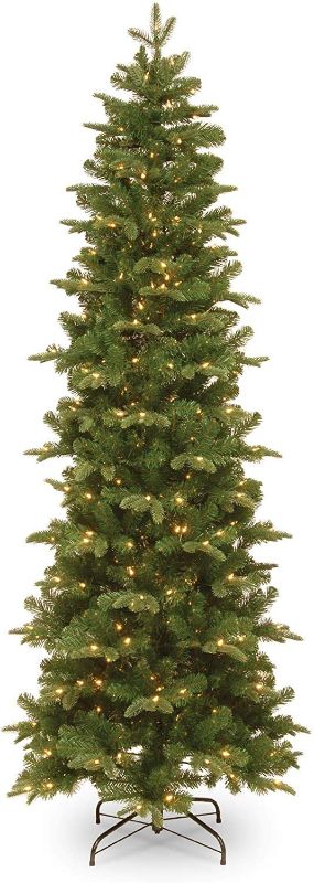 Photo 1 of *possibly USED*
National Tree Company Pre-Lit 'Feel Real' Slim Artificial Christmas Tree, Prescott Fir, Green, White Lights, Includes Stand, 6.5 Feet
