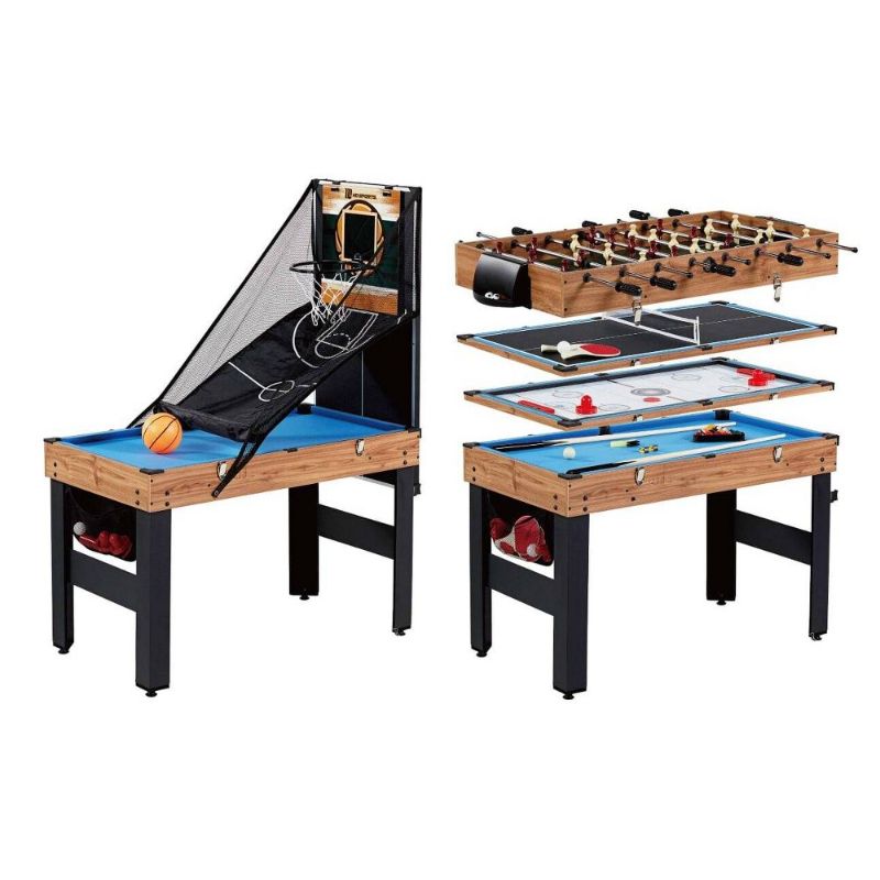 Photo 1 of ***PARTS ONLY*** MD Sports 5 in 1 48" Combo Game Table, Pool, Slide Hockey, Foosball, Table Tennis, Basketball
